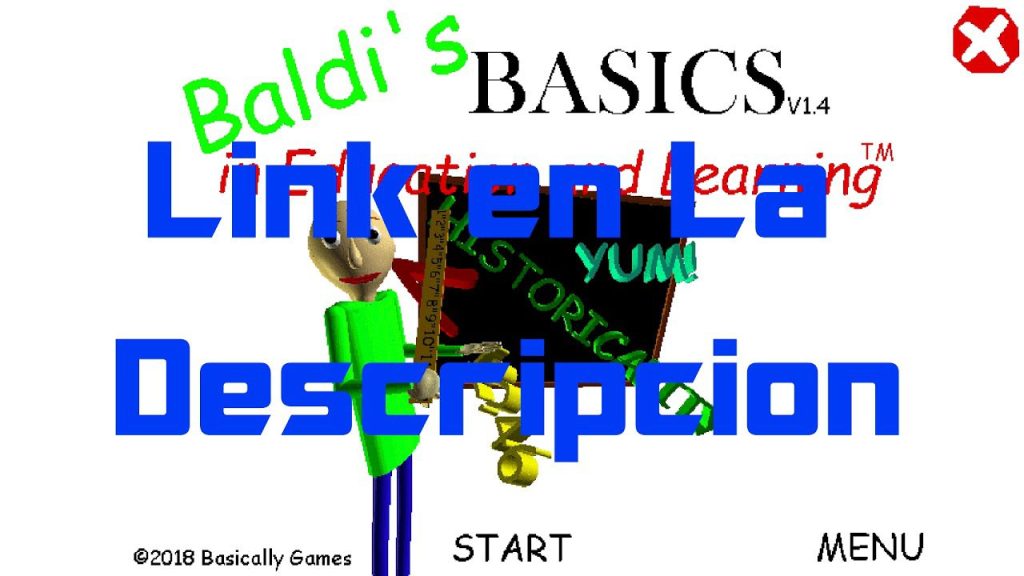 Download Baldi’s Basics in Education and Learning APK from Mediafire