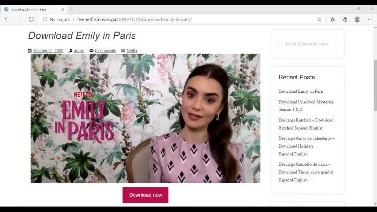 Download Emily in Paris TV Show