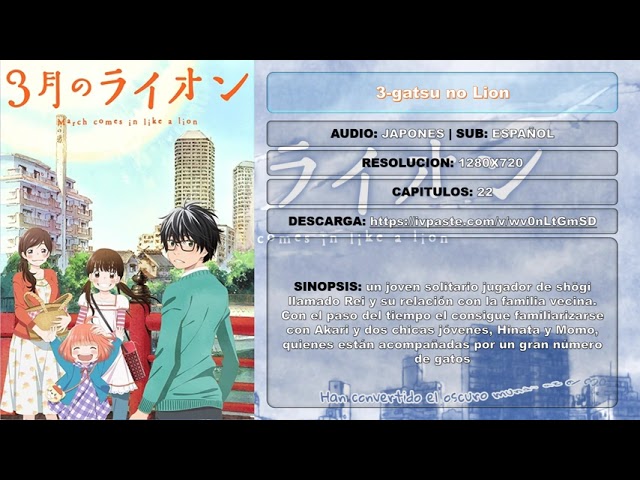 3-gatsu no Lion anime mediafire download