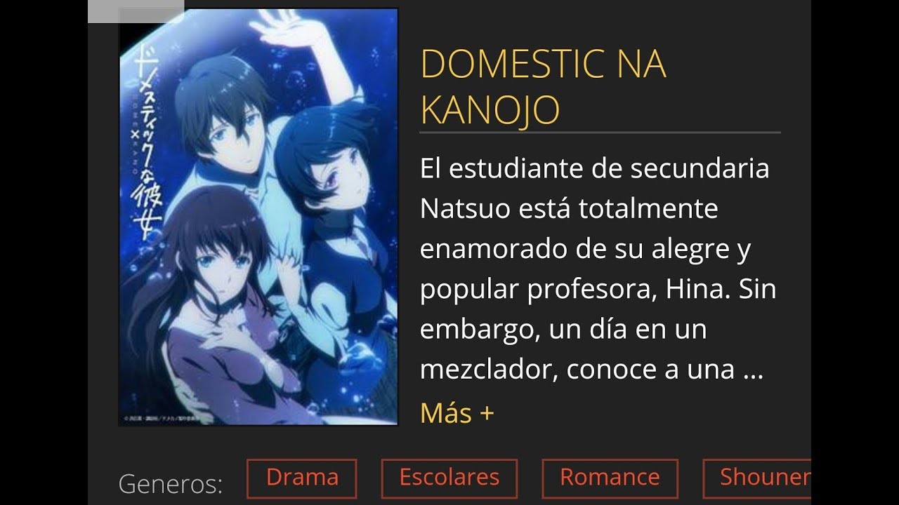 Domestic na Kanojo anime mediafire download