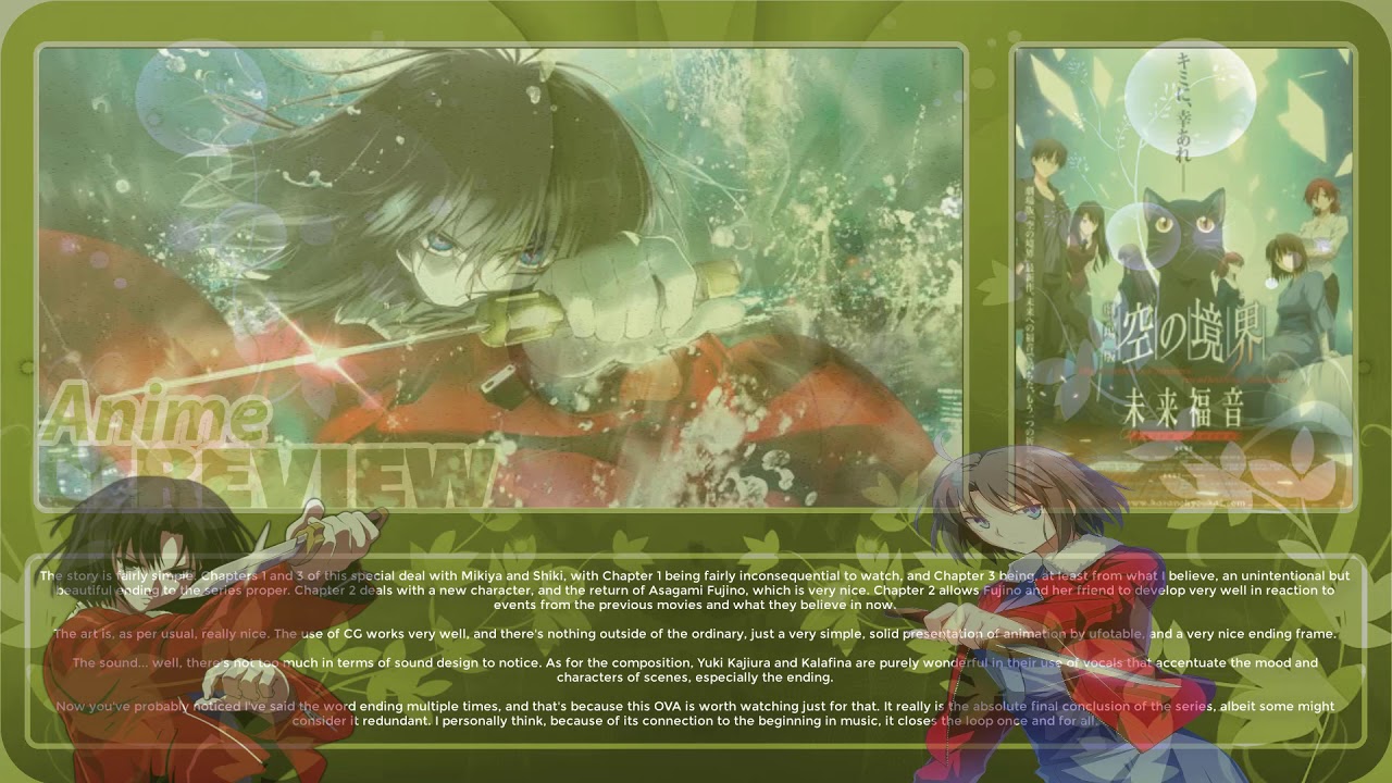 Kara no Kyoukai Movie: Mirai Fukuin - Extra Chorus anime mediafire download