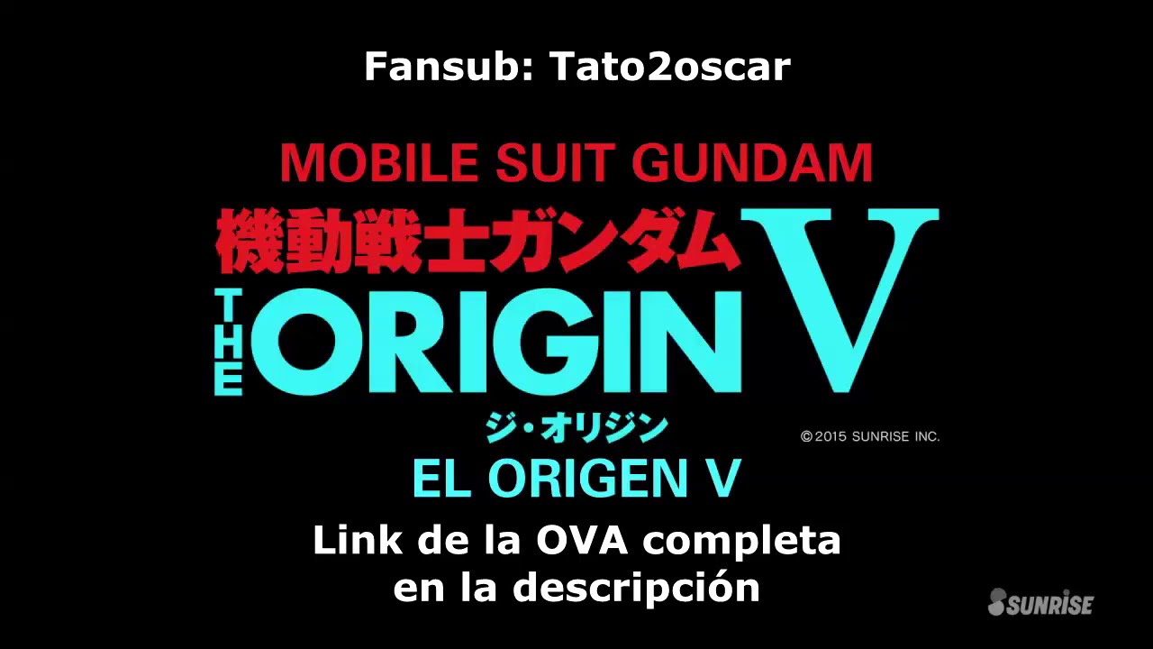 Kidou Senshi Gundam: The Origin anime mediafire download