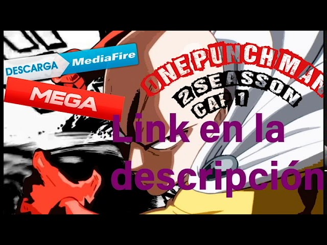 One Punch Man 2nd Season anime mediafire download