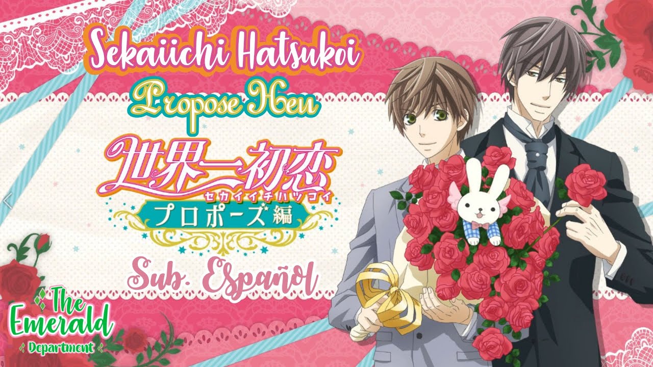 Sekaiichi Hatsukoi: Propose-hen anime mediafire download