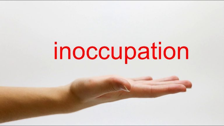 Inoccupation