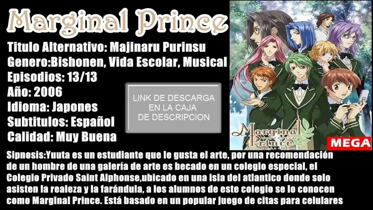 Marginal Prince: Gekkeiju no Ouji-tachi anime mediafire download