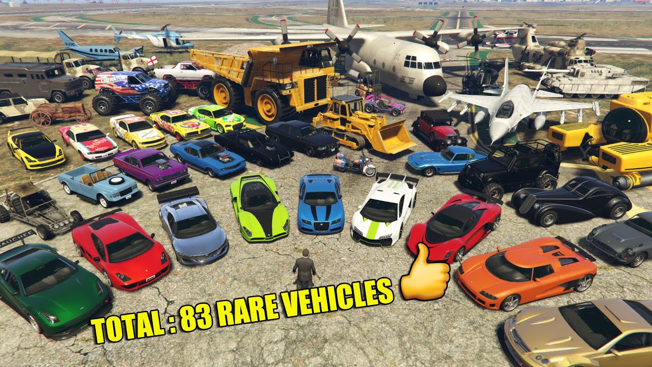 Rare Vehicle Locations in GTA V