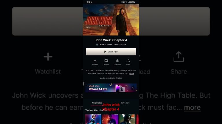 Télécharger le film Où Voir John Wick 4 depuis Mediafire