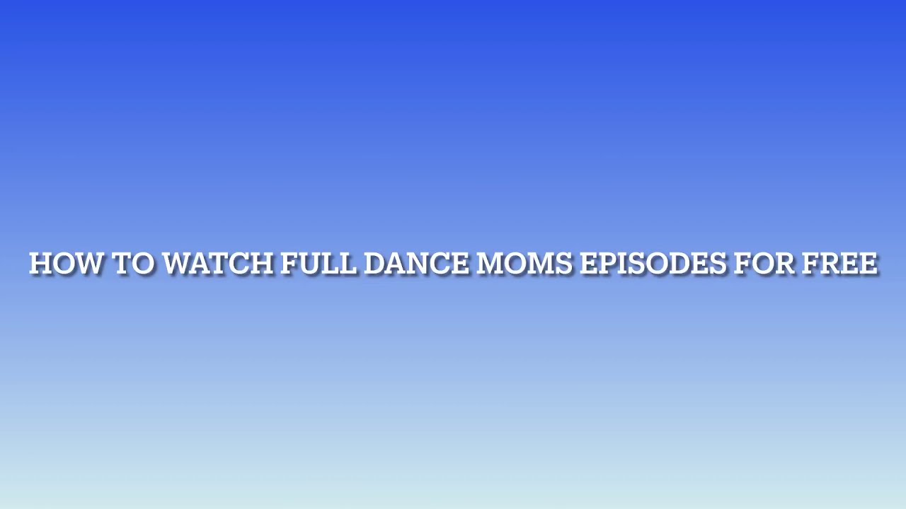 Baixar a serie Onde Assistir Dance Moms pelo Mediafire Baixar a série Onde Assistir Dance Moms pelo Mediafire