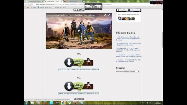 Baixar o filme Descedentes pelo Mediafire