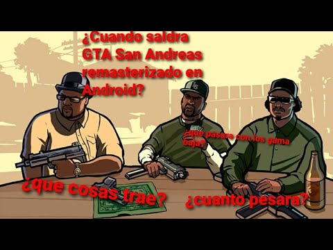 ¿Cuánto pesa el GTA SA remasterizado?