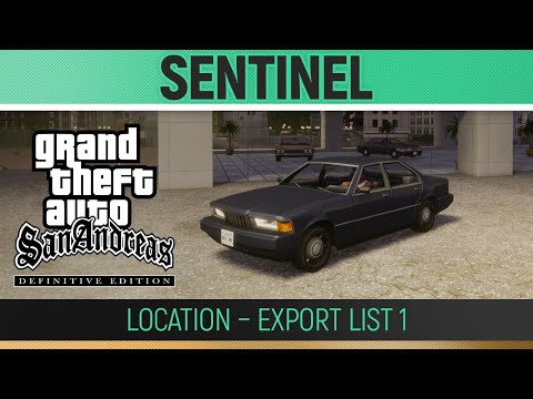 ¿Dónde se encuentra el Sentinel en GTA San Andreas?