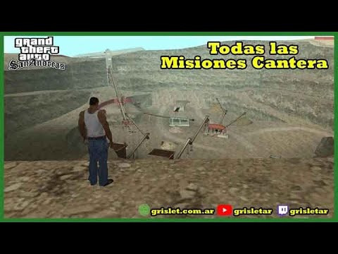 Cuántas misiones son de la cantera en GTA San Andreas