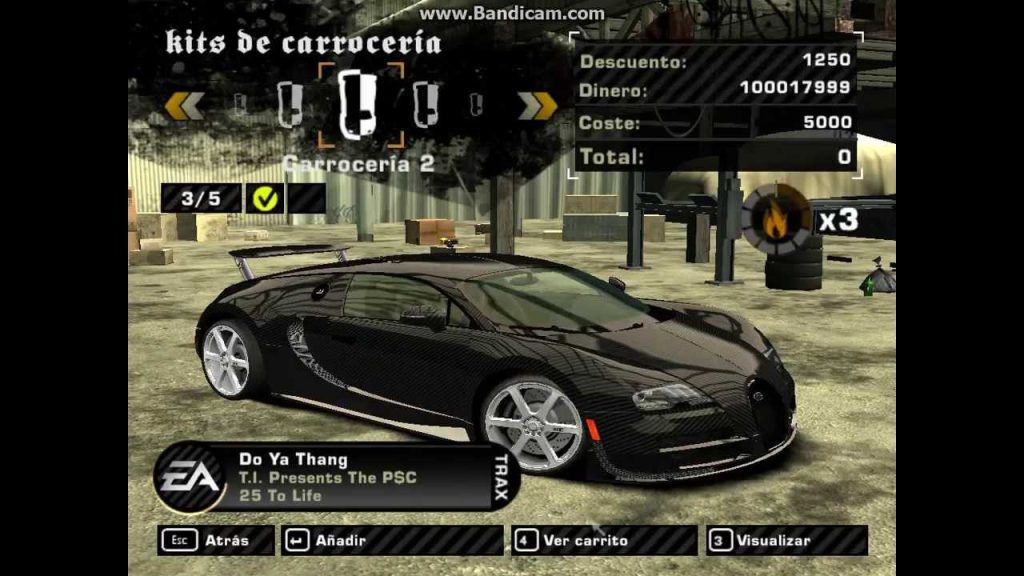 Dónde encontrar Bugatti en Need for Speed Most Wanted