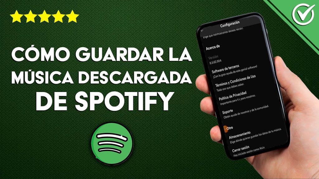 Dónde se guardan las descargas en Spotify