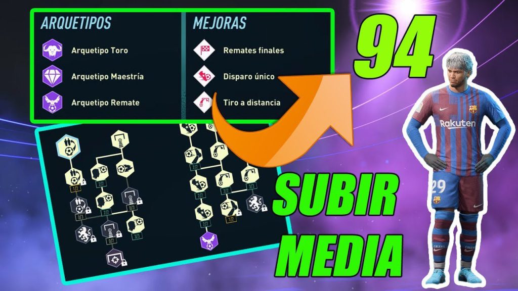 Cómo subir la media de un jugador en modo carrera FIFA 22 después del nivel 25