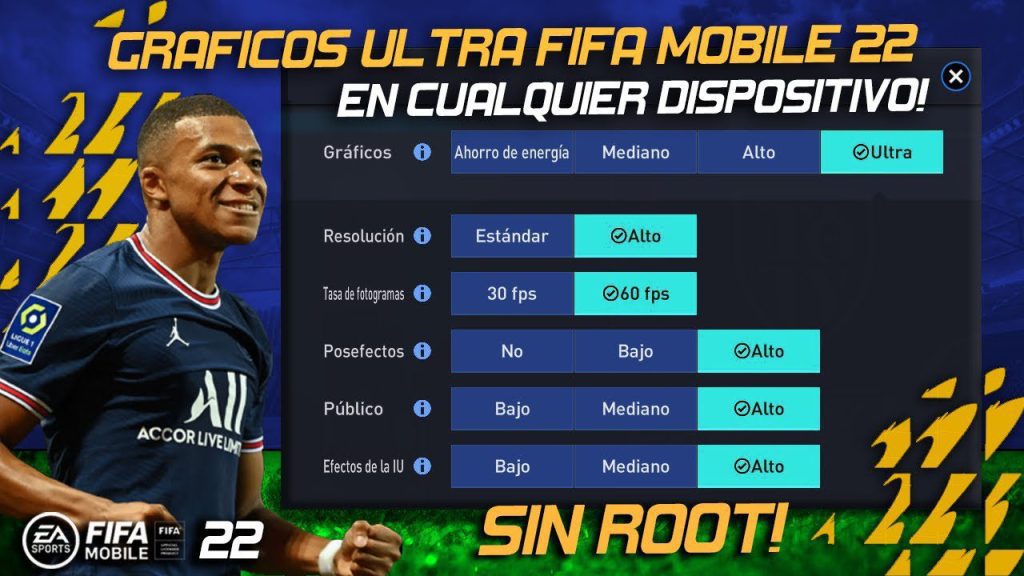 Cuántas GB de RAM se necesita para jugar FIFA Mobile