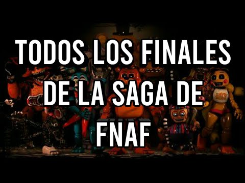 Cuántos animatronics hay en FNaF 1 2 3 4 5 6