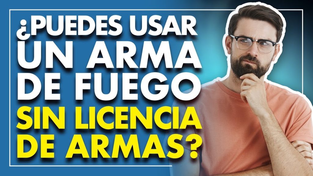 Qué armas se pueden tener sin licencia