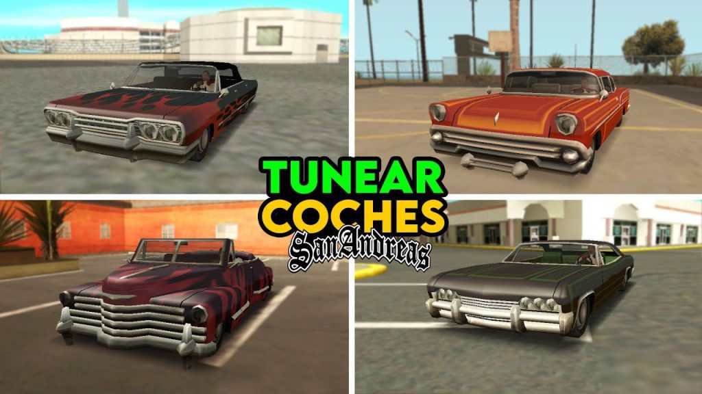 Cuáles son los carros que se pueden modificar en San Andreas