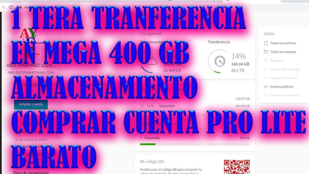 Cómo comprar una cuenta de MEGA