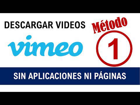 Cómo descargar videos desde Vimeo