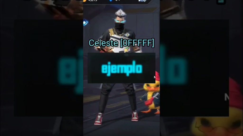 Cómo hacer las letras gruesas en Free Fire