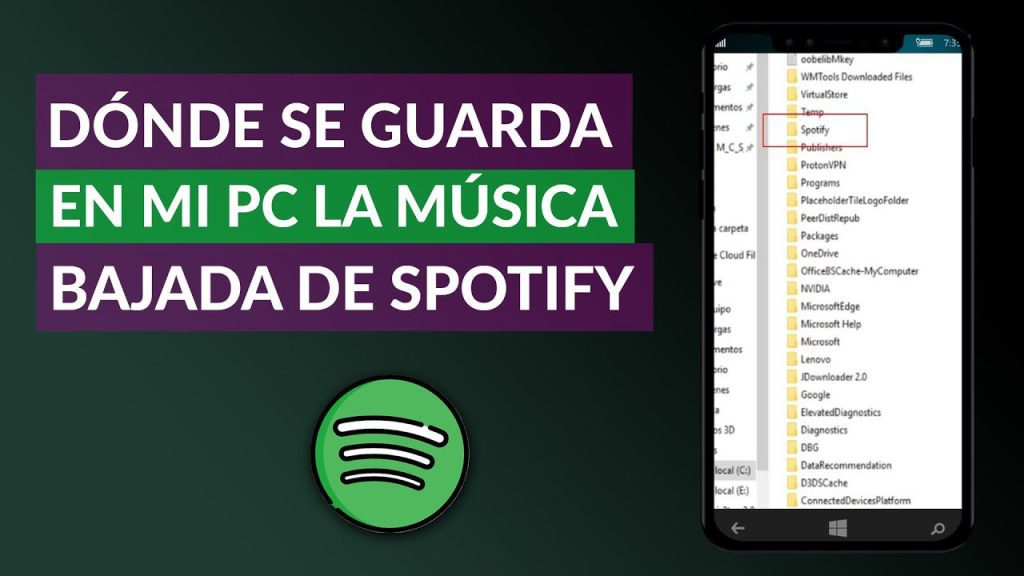 Dónde puedo ver las canciones descargadas de Spotify