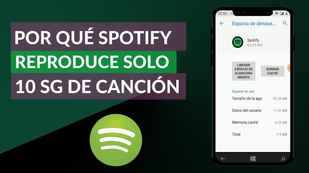 Por qué se para Spotify a los 10 segundos