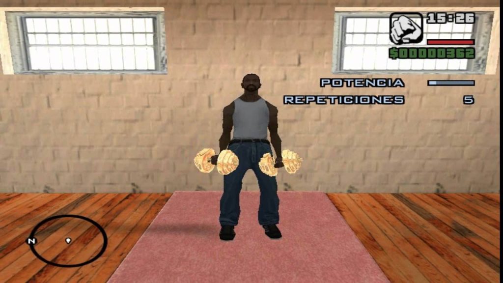 Cómo usar las pesas en gta san andreas pc