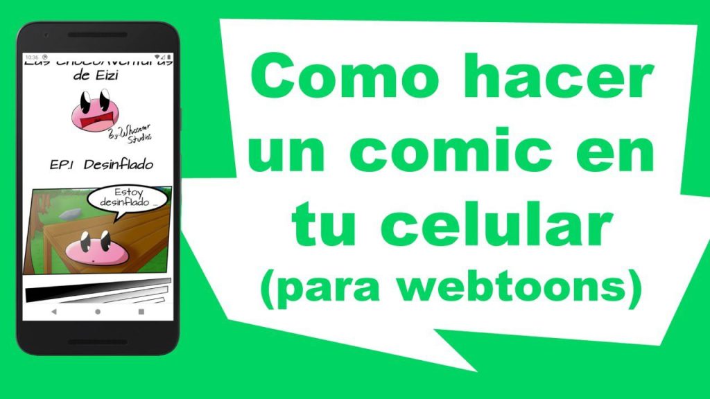 Cómo hacer un cómic en webtoon en celular