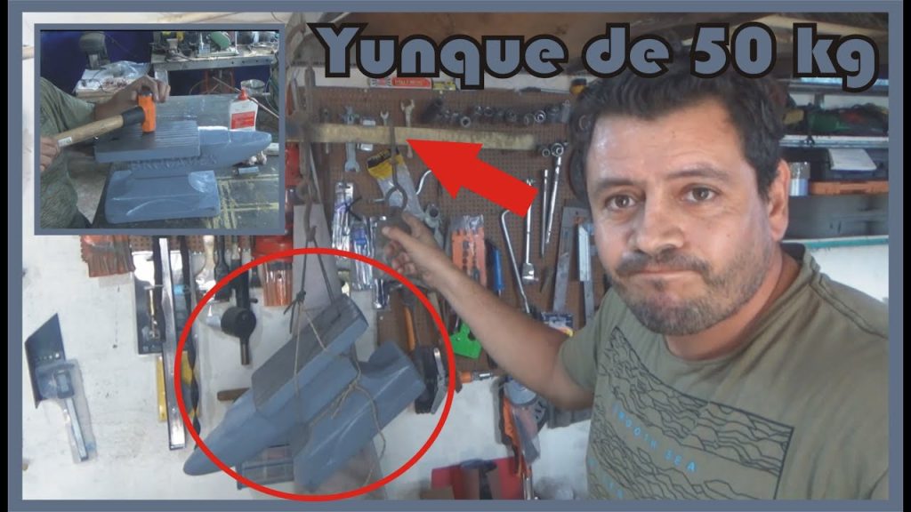 Cuánto hierro se necesita para aser un yunque