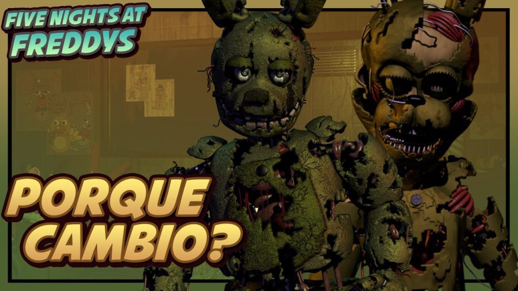 Por que cambio Springtrap 1 Por qué cambio Springtrap