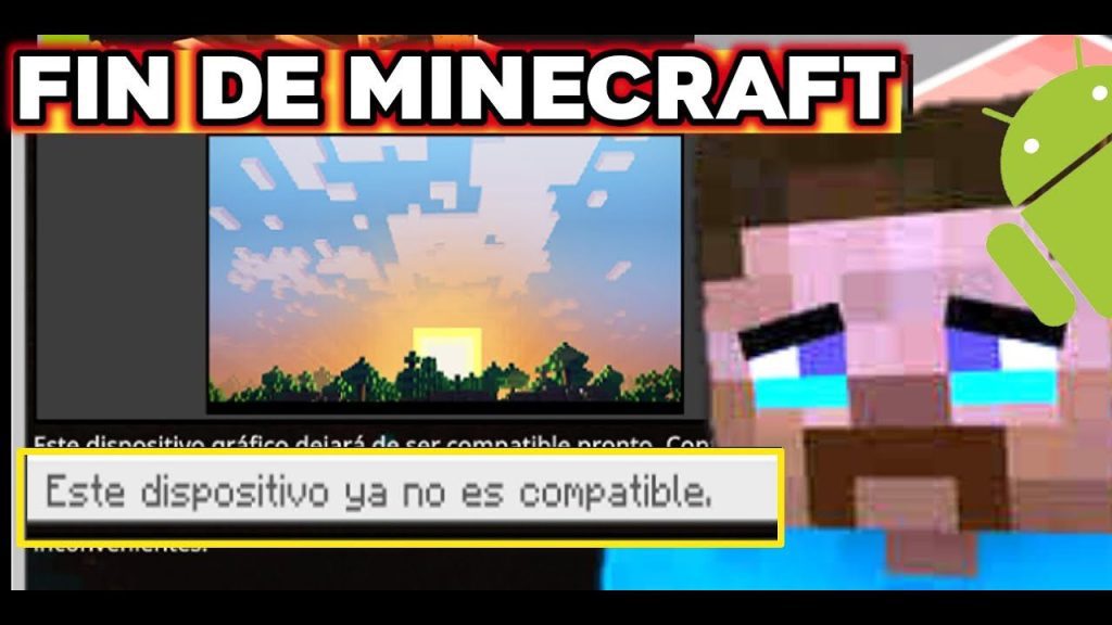 Qué celulares no son compatibles con Minecraft