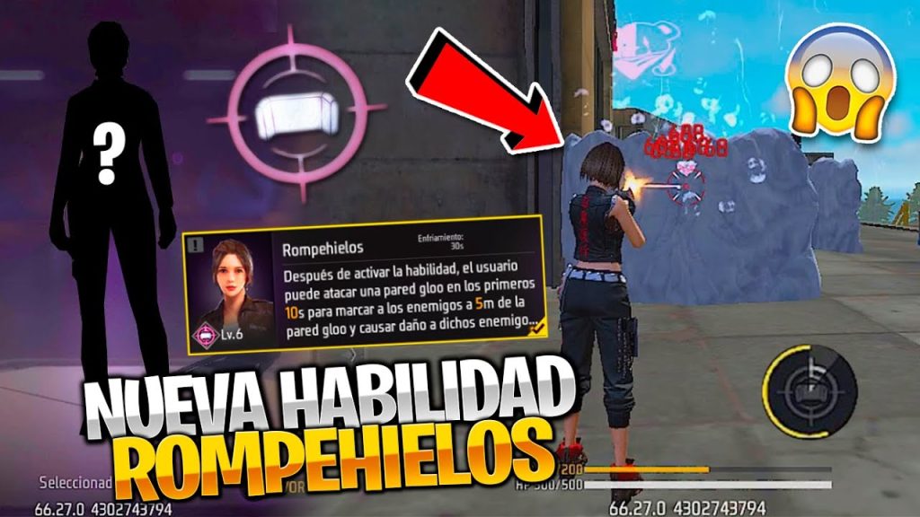 Qué habilidad rompe paredes Free Fire