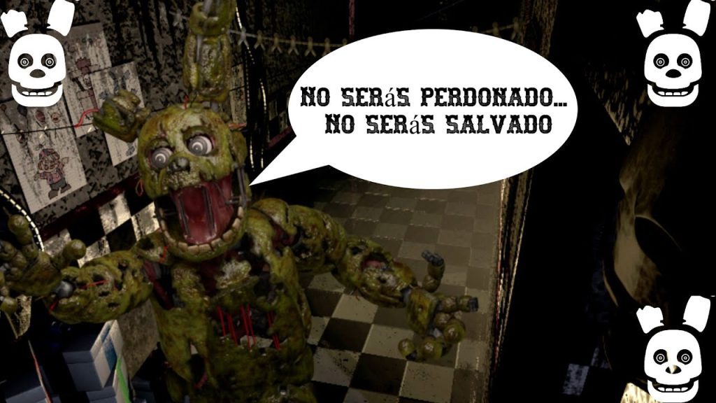 Cómo es la frase de Springtrap