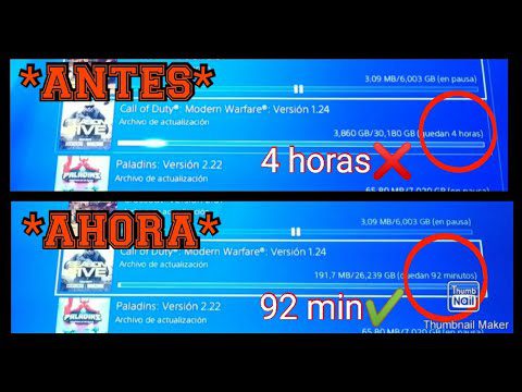 Cuánto tiempo tarda en descargar un juego de PS4