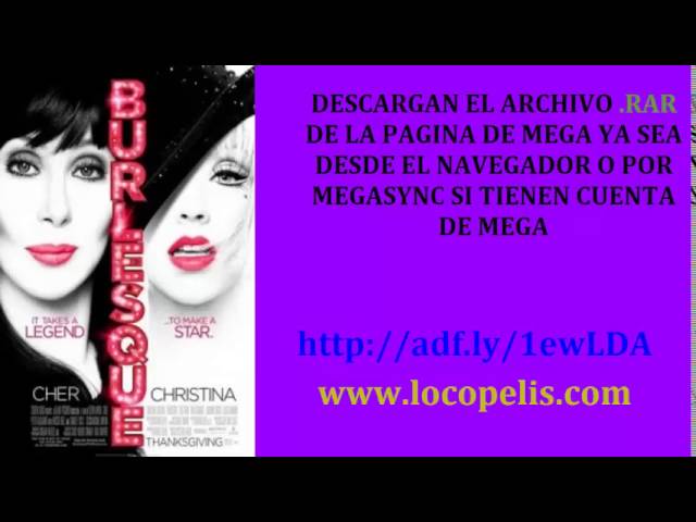 Descargar la pelicula Burlesque 2010 en Mediafire Descargar la película Burlesque 2010 en Mediafire