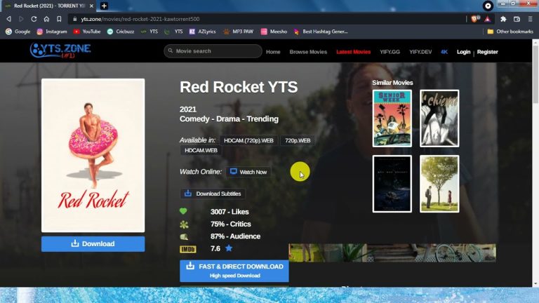 Descargar la película Red Rocket en Mediafire