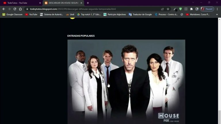 Descargar la serie Seriess Dr House en Mediafire