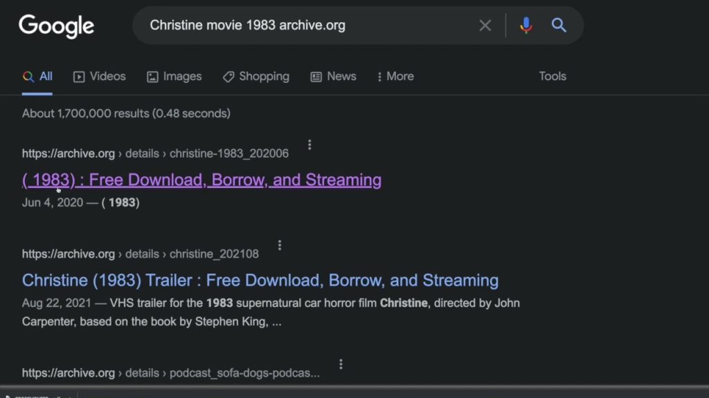 Download the Christine movie from Mediafire Download the Christine movie from Mediafire